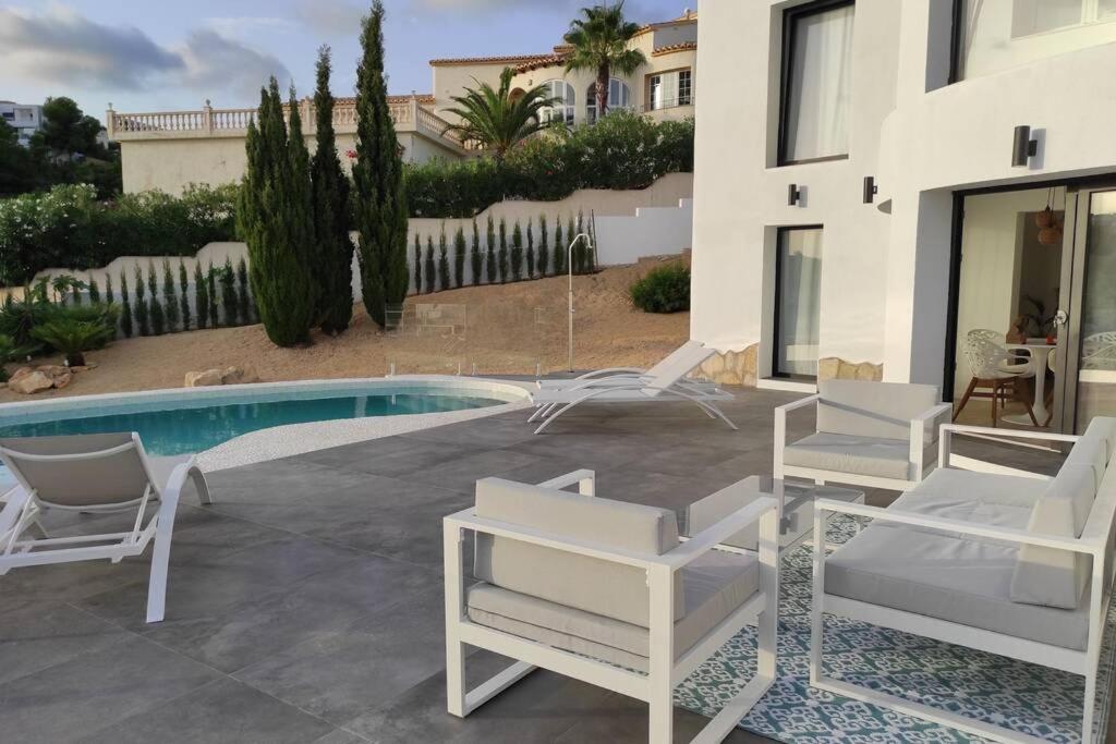 Precioso Apartamento En Una Villa Con Piscina En Cumbre Del Sol Moraira Benitachell المظهر الخارجي الصورة